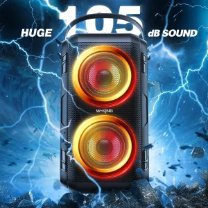 80W Portable Bluetooth Party Speaker
