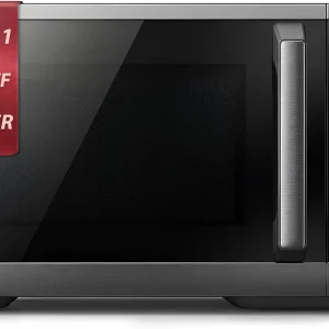 0.9 Cu. Ft. Black Stainless Steel Countertop Microwave & Air Fryer Combo