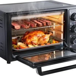 1500W 34-Quart Air Fryer & Toaster Oven Combination with Rotisserie, Dehydrator