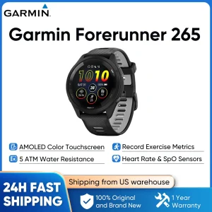 Garmin Forerunner 265 GPS Smartwatch with 1.3" Display